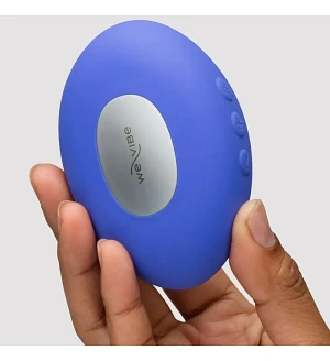 Кліторальний вібратор We-Vibe Temp Lavender Blue з функцією нагрівання та охолодження, синій.