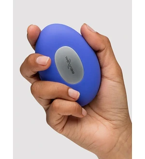 Кліторальний вібратор We-Vibe Temp Lavender Blue з функцією нагрівання та охолодження, синій.