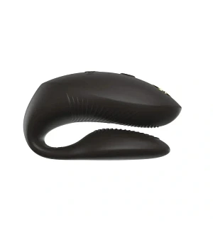 Вібратор для пар We-Vibe Chorus Pro Satin Black із пультом керування та застосунком, чорний.