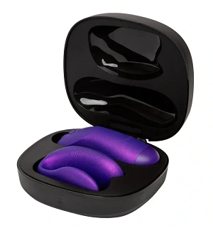 Вібратор для пар We-Vibe Chorus Pro Cosmic Purple з пультом керування та застосунком, фіолетовий.