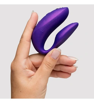 Вібратор для пар We-Vibe Chorus Pro Cosmic Purple з пультом керування та застосунком, фіолетовий.