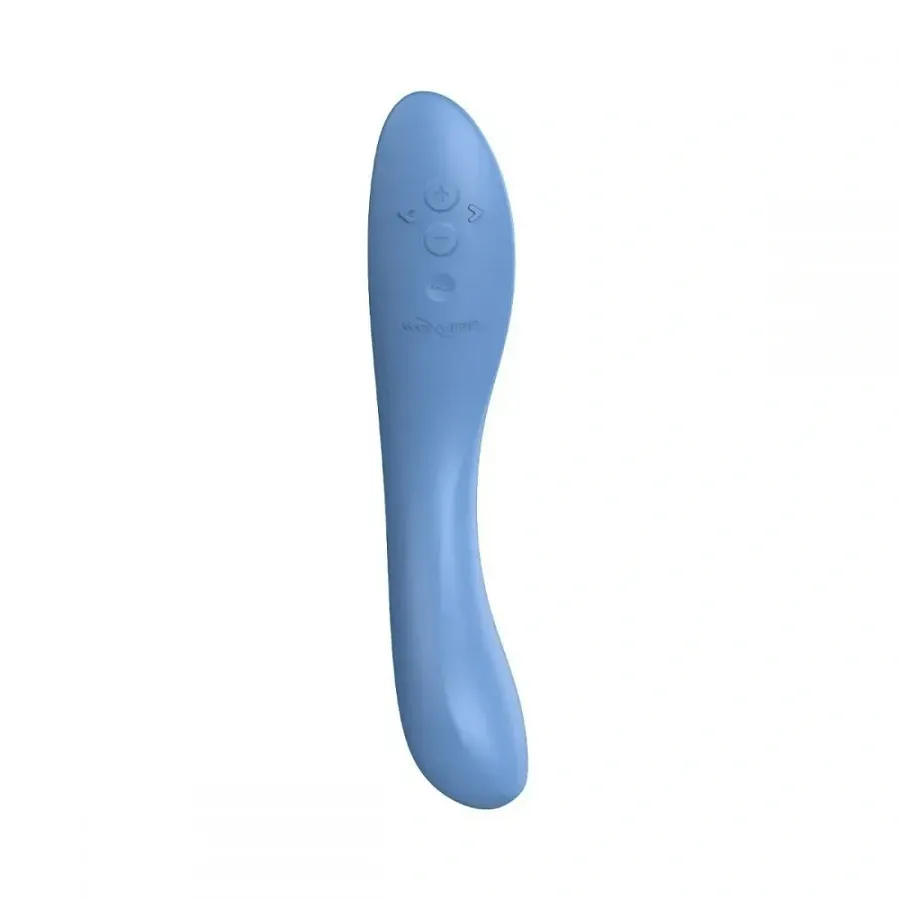 Вібратор для точки G We-Vibe Rave 2, силіконовий, синій, 19,3 × 3 см.