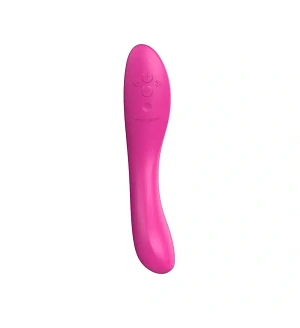 Вібратор для точки G We-Vibe Rave 2, силіконовий, рожевий, 19,3 × 3 см.