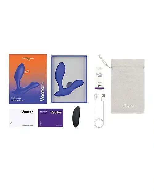 Масажер простати WE-VIBE Royal Blue+ з пультом керування.
