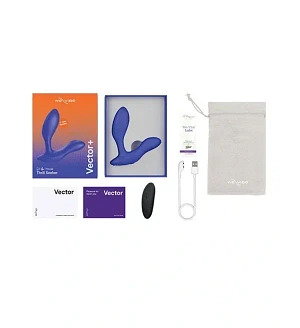 Масажер простати WE-VIBE Royal Blue+ з пультом керування.