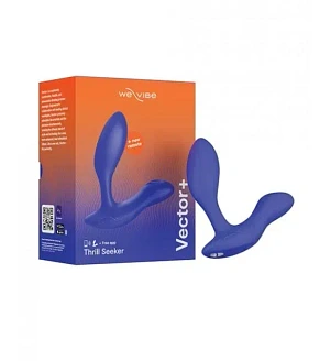 Масажер простати WE-VIBE Royal Blue+ з пультом керування.