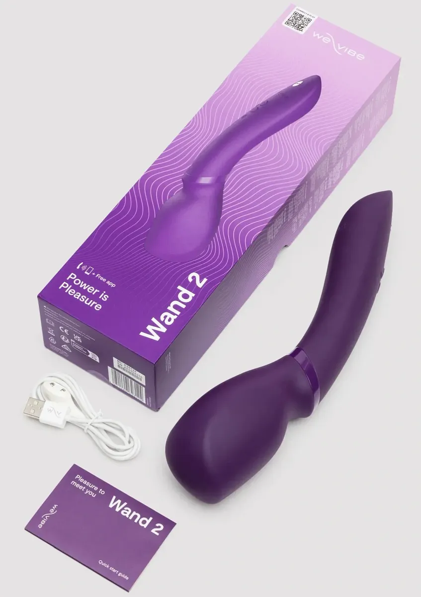 Смарт-вібромасажер We-Vibe Wand 2, фіолетовий.