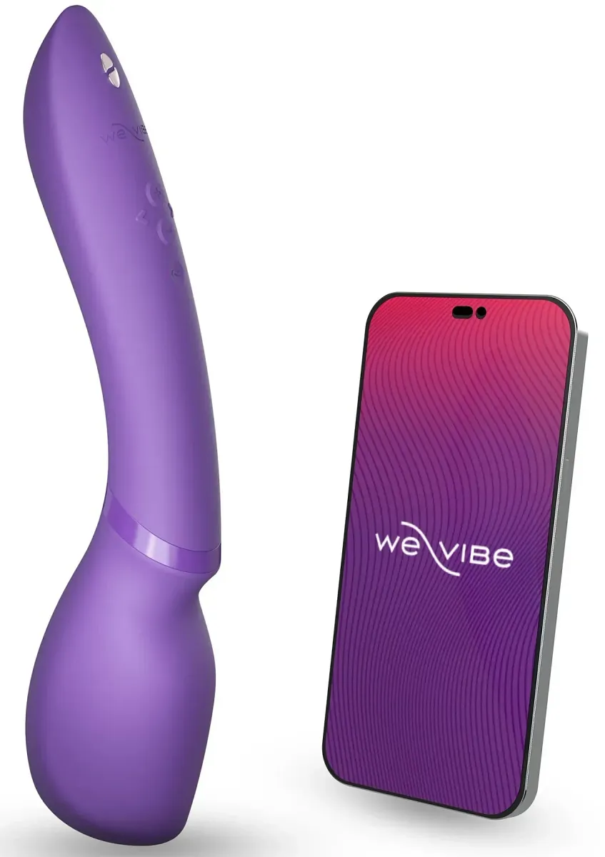 Смарт-вібромасажер We-Vibe Wand 2, фіолетовий.
