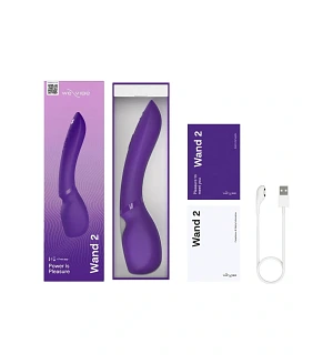 Смарт-вібромасажер We-Vibe Wand 2, фіолетовий.