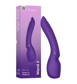 Смарт-вібромасажер We-Vibe Wand 2, фіолетовий.