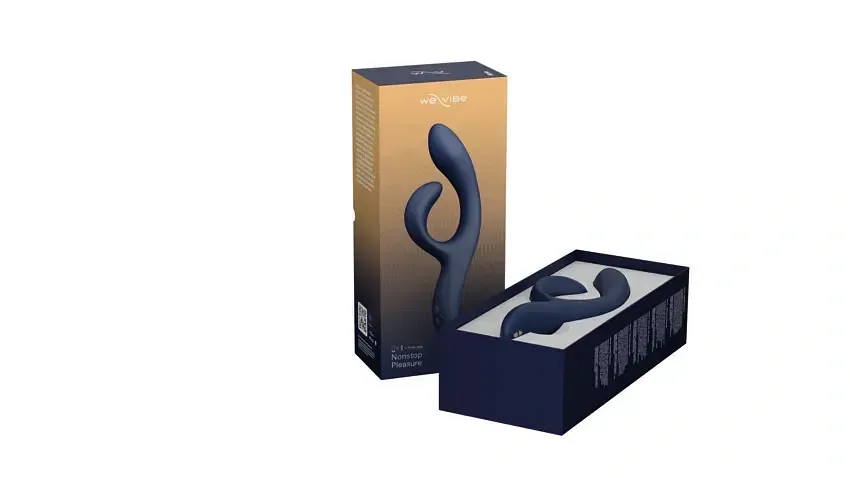 Вібратор-кролик We-Vibe Nova 2 Midnight Blue, темно-синій.