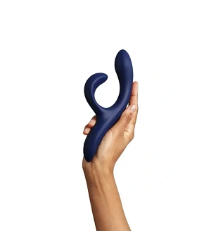 Вібратор-кролик We-Vibe Nova 2 Midnight Blue, темно-синій.
