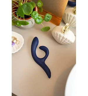 Вібратор-кролик We-Vibe Nova 2 Midnight Blue, темно-синій.