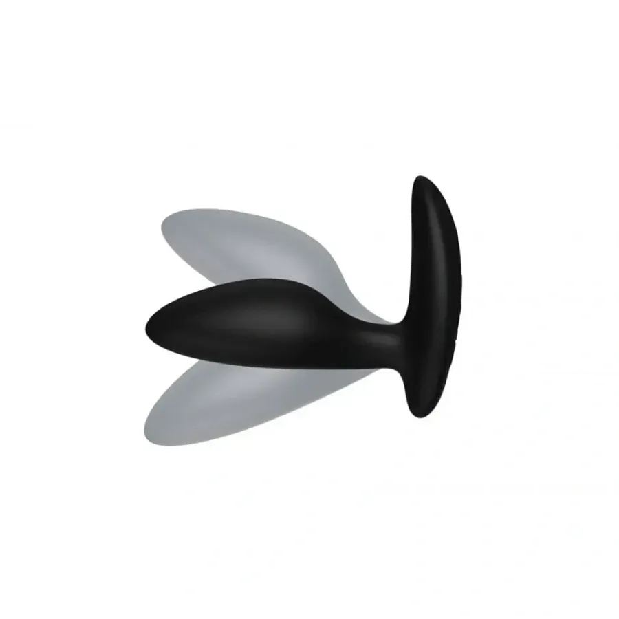 Анальна пробка з вібрацією We-Vibe Ditto+ Satin Black із пультом керування та керуванням зі смартфона.