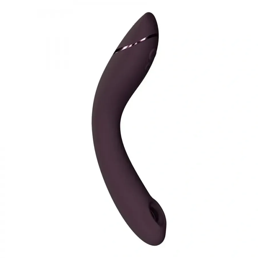 Вібратор для точки G з вакуумною стимуляцією Womanizer OG Aubergine, баклажановий.