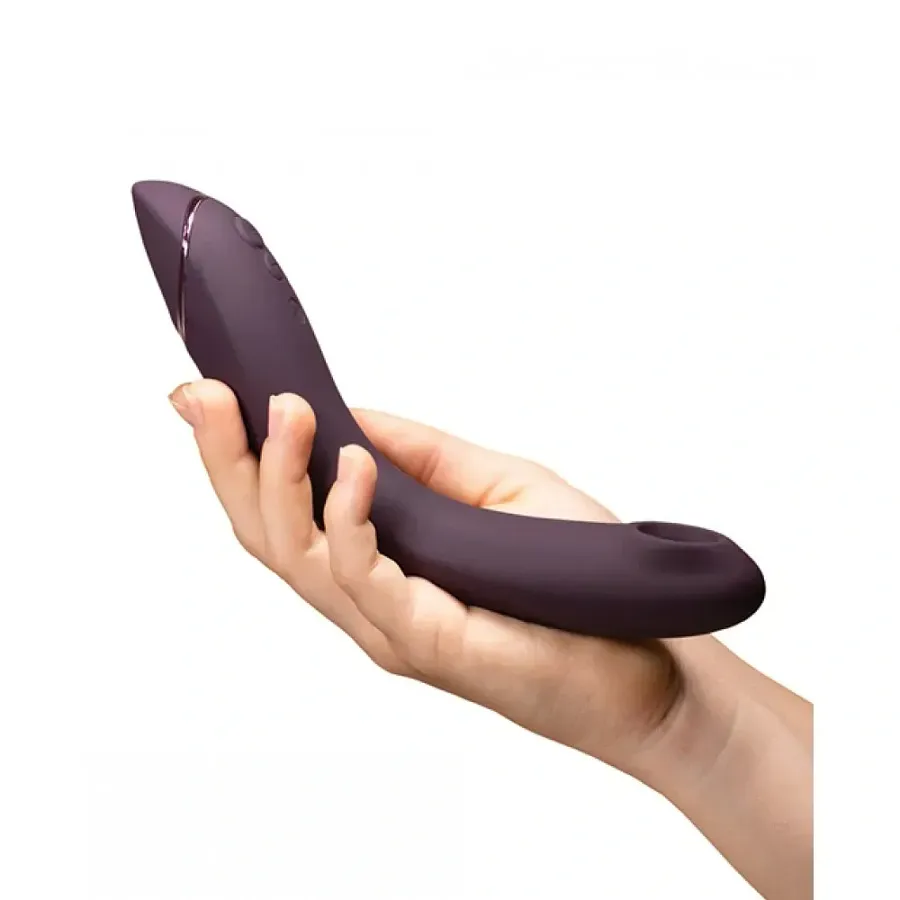 Вібратор для точки G з вакуумною стимуляцією Womanizer OG Aubergine, баклажановий.