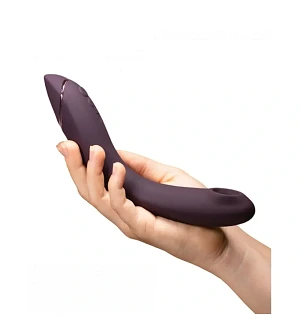 Вібратор для точки G з вакуумною стимуляцією Womanizer OG Aubergine, баклажановий.