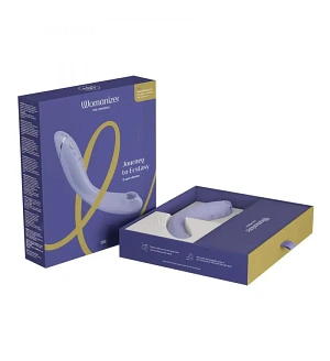 Вібратор для точки G з вакуумною стимуляцією Womanizer OG Lilac, бузковий.