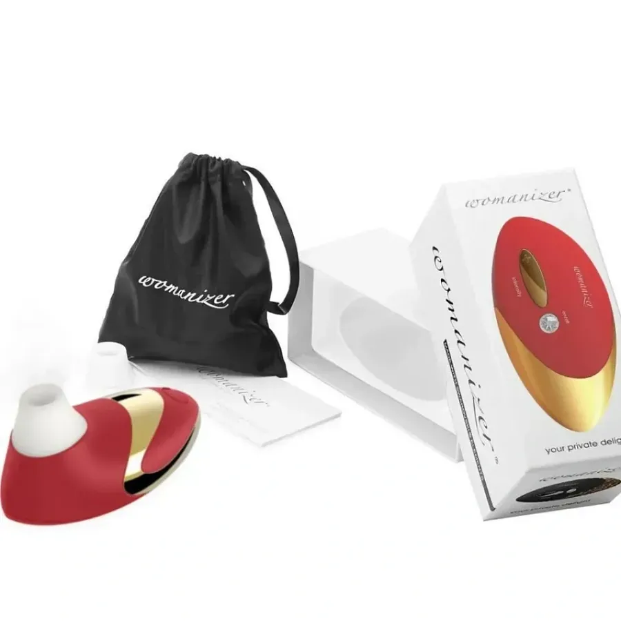 Кліторальний стимулятор Womanizer Pro W-500, червоний.