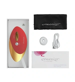 Кліторальний стимулятор Womanizer Pro W-500, червоний.