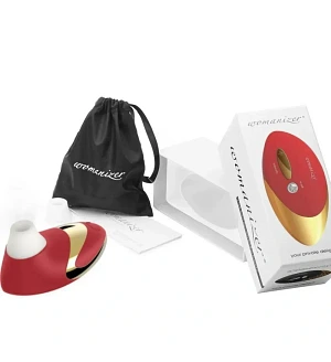 Кліторальний стимулятор Womanizer Pro W-500, червоний.