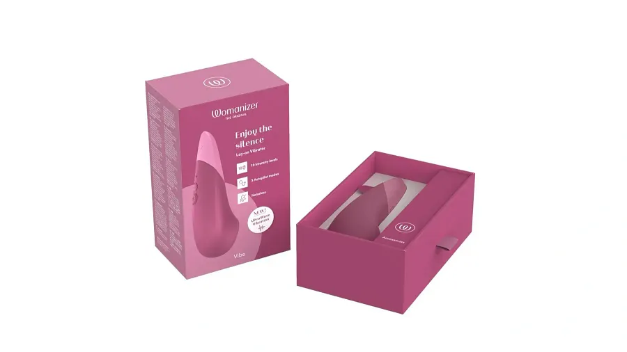 Універсальний безшумний вібратор Womanizer Vibe Dusky, рожевий.