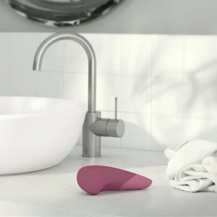 Універсальний безшумний вібратор Womanizer Vibe Dusky, рожевий.