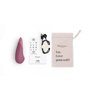 Універсальний безшумний вібратор Womanizer Vibe Dusky, рожевий.