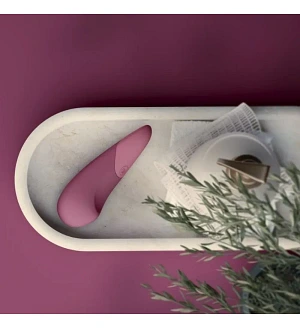 Універсальний безшумний вібратор Womanizer Vibe Dusky, рожевий.