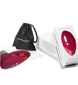 Кліторальний стимулятор Womanizer Pro W-500, червоно-рожевий.