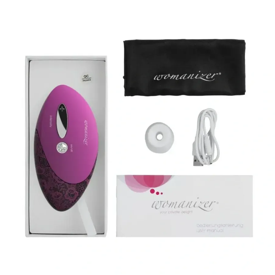 Кліторальний стимулятор Womanizer Pro W-500 Magenta, пурпуровий.