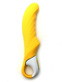 Потужний вібратор Satisfyer Vibes Yummy Sunshine з гнучким стовбуром і стимул. рельєфом, 12 режимів