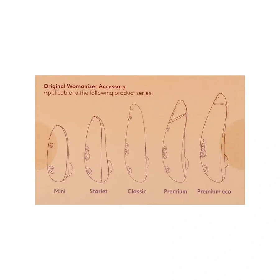 Змінні насадки для Womanizer Premium і Classic, фіолетові, розмір S.