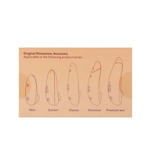 Змінні насадки для Womanizer Premium і Classic, фіолетові, розмір S.