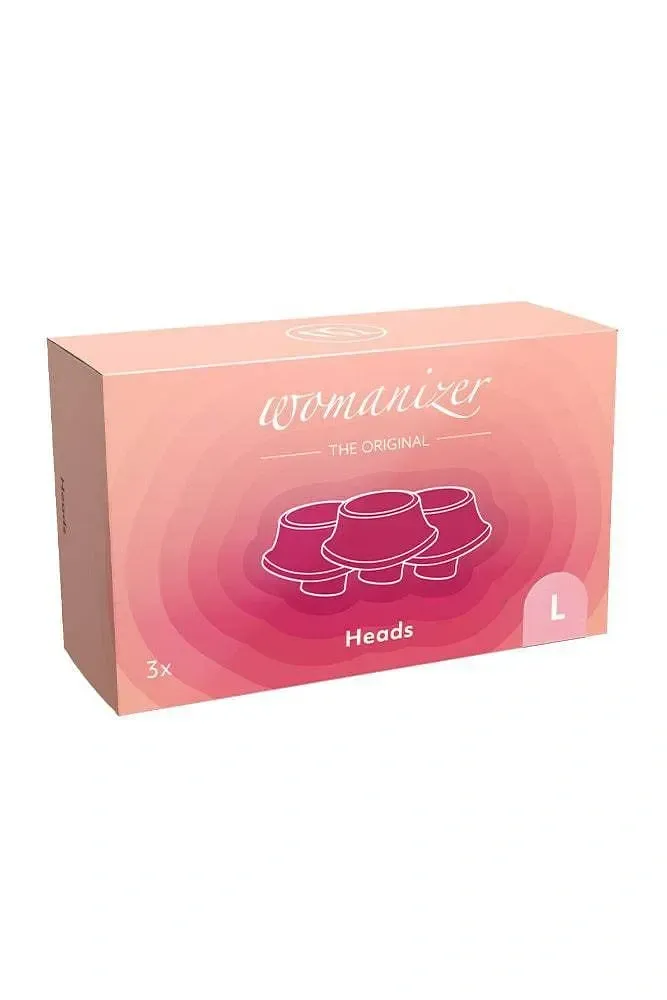 Змінні насадки для Womanizer Premium, Eco, Classic, Liberty та Starlet 2, рожеві, розмір L.
