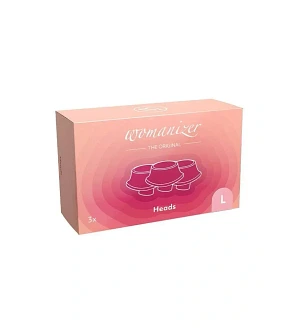 Змінні насадки для Womanizer Premium, Eco, Classic, Liberty та Starlet 2, рожеві, розмір L.