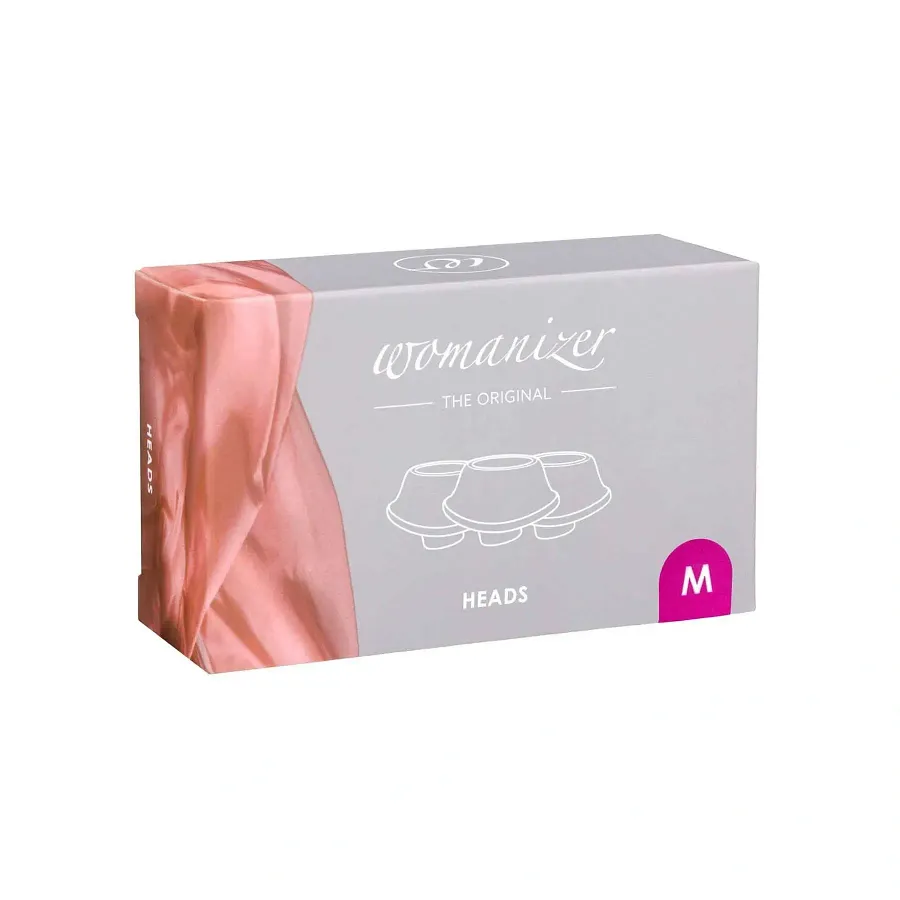 Змінні насадки для Womanizer Premium і Classic, фіолетові, розмір M.