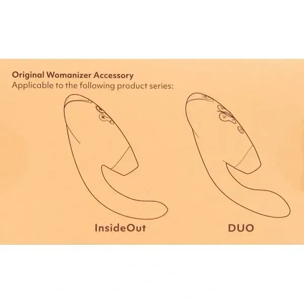 Змінні насадки для Womanizer Inside Out і Duo, рожеві, розмір M.