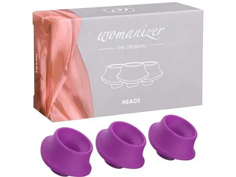 Змінні насадки для Womanizer Premium, Eco, Classic, Liberty та Starlet 2, фіолетові, розмір L.