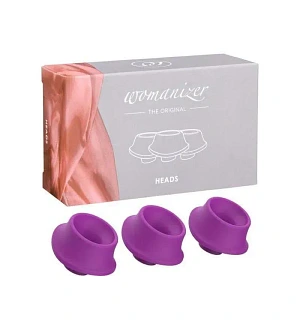 Змінні насадки для Womanizer Premium, Eco, Classic, Liberty та Starlet 2, фіолетові, розмір L.