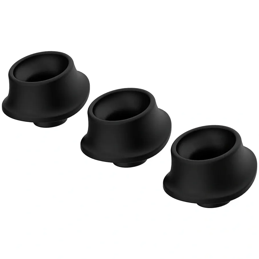 Змінні насадки для Womanizer Premium, Eco, Classic, Liberty та Starlet 2, чорні, розмір L.