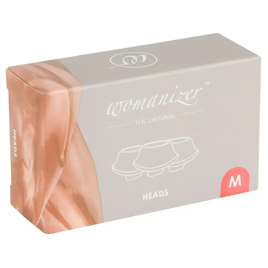 Змінні насадки для Womanizer Premium, Liberty, Starlet і Classic, малинові, розмір M.