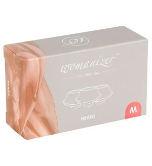 Змінні насадки для Womanizer Premium, Liberty, Starlet і Classic, малинові, розмір M.