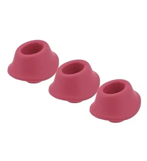 Змінні насадки для Womanizer Premium, Liberty, Starlet і Classic, малинові, розмір M.