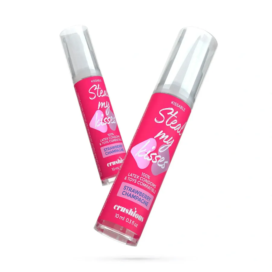 Оральний лубрикант Crushious Strawberry Champagne, 10 мл