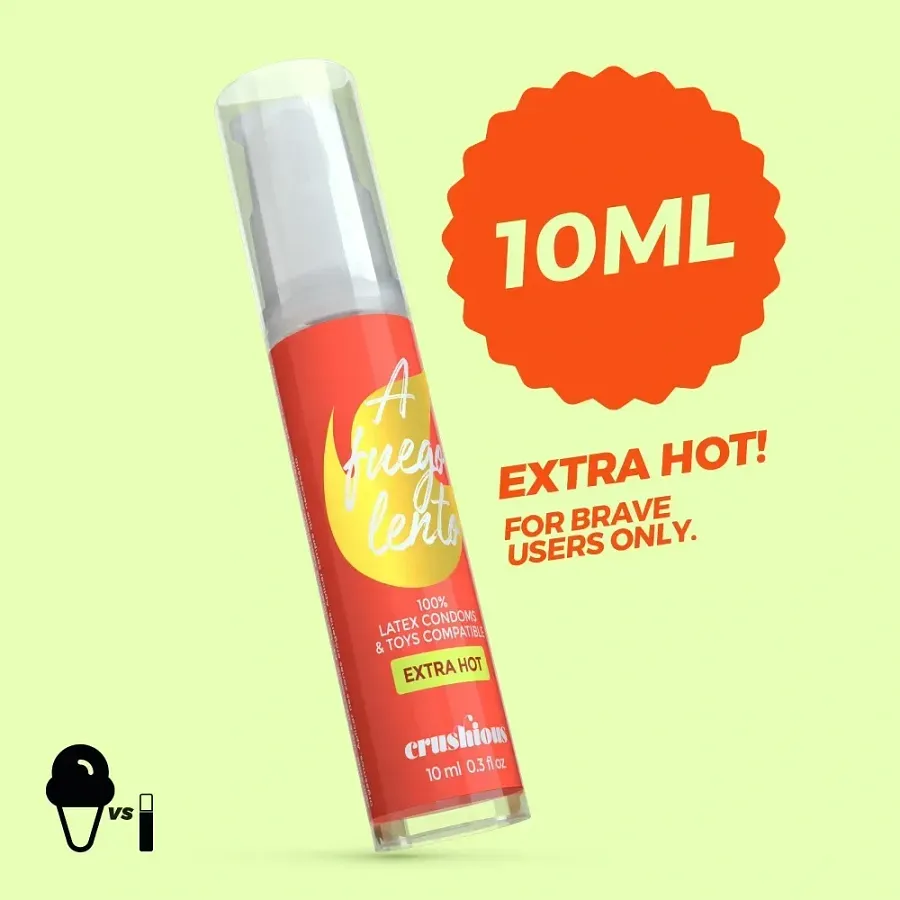 Розігрівальний лубрикант Crushious Extra Hot, 10 мл