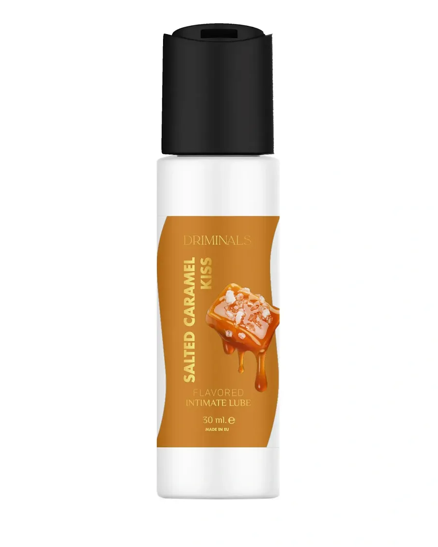 Їстівний лубрикант Driminals Kiss Salted Caramel зі смаком солоної карамелі, 30 мл