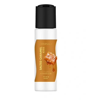 Їстівний лубрикант Driminals Kiss Salted Caramel зі смаком солоної карамелі, 30 мл