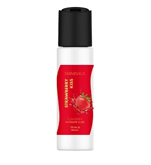 Їстівний лубрикант Driminals Kiss Strawberry зі смаком полуниці, 30 мл