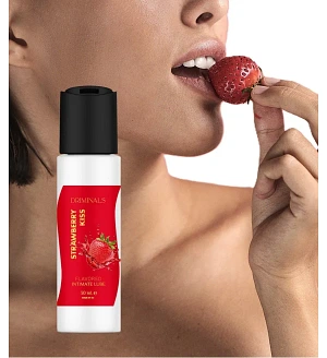Їстівний лубрикант Driminals Kiss Strawberry зі смаком полуниці, 30 мл